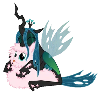 🤯 Queen Chrysalis My Little Pony queen chrysalis, mlp, my little pony, cartoon, pegasus telegram sticker