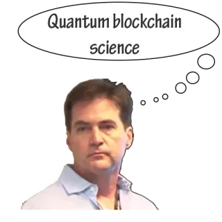 Craig Wright telegram stickers