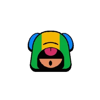 😅 Leon Brawl Stars leon, brawl stars, game, character telegram sticker