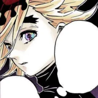 💖 Doma Demon Slayer anime, demon, Doma, Demon Slayer, manga telegram sticker