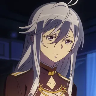 💎 anime, retrato, mulher, personagem, cabelo longo, triste telegram sticker