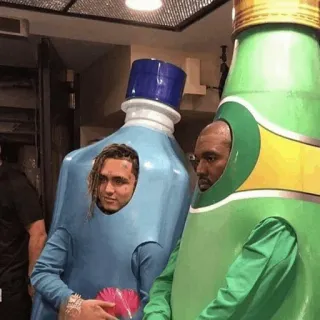 🧪 costume, bottle, cosplay, funny whatsapp sticker