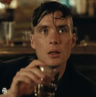 🚬 Thomas Shelby Peaky Blinders 托马斯·谢尔比, 浴血黑帮, 基里安·墨菲, BBC, 黑帮, 剧情 whatsapp sticker