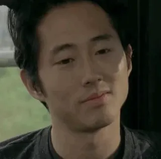 😍 Steven Yeun aktor, The Walking Dead, Glenn, koreański amerykanin, celebryta telegram sticker