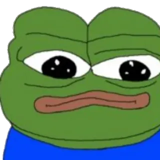 😐 Pepe the Frog ペペ, カエル, ミーム, ネットミーム, 悲しい, ドヤ顔 telegram sticker