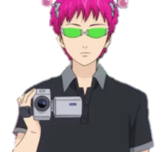 📹 Saiki Kusuo Saiki Kusuo no Psi-nan Аниме, Манга, Сайки Кусуо, Экстрасенс, Персонаж, Анимация telegram sticker
