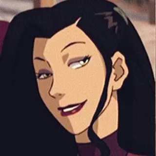😏 Asami Sato The Legend of Korra Animation, Dessin animé, Personnage, La Légende de Korra, Asami Sato telegram sticker