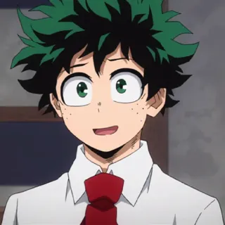 🥦 Izuku Midoriya My Hero Academia anime, character, hero, school, manga, izuku midoriya telegram sticker
