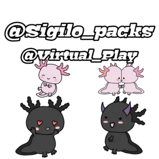 🔰 @Sigilo_packs
@Virtual_Play ajolote, lindo, animal, pegatina whatsapp sticker