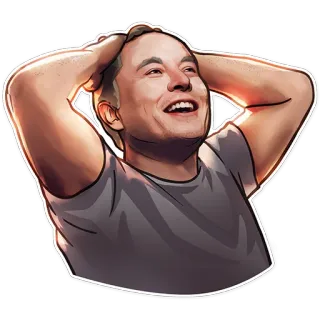 Elon Musk | @elonmusk_ru telegram stickers