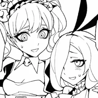 ❤ Anime, Manga, Coniglio, Carino, Ragazze telegram sticker