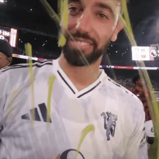 🔵 Bruno Fernandes Manchester United whatsapp sticker