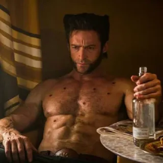 🍺 Wolverine ซูเปอร์ฮีโร่, มาร์เวล, เอ็กซ์เมน, มนุษย์กลายพันธุ์, โลแกน telegram sticker