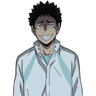 😁 Аниме, Манга, Персонаж, Улыбка, Ухмылка, Иллюстрация telegram sticker