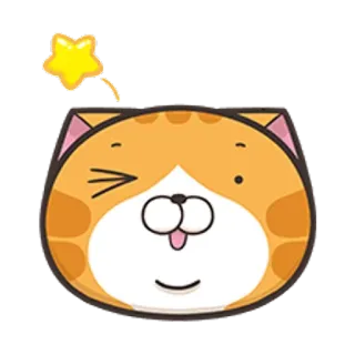 🐵 고양이, 동물, 카와이, 귀여운, 스티커, 만화 telegram sticker