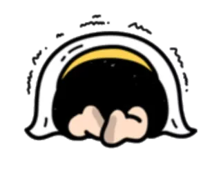 😣 мультфильм, призрак, испуганный, жуткий, милый, персонаж telegram sticker