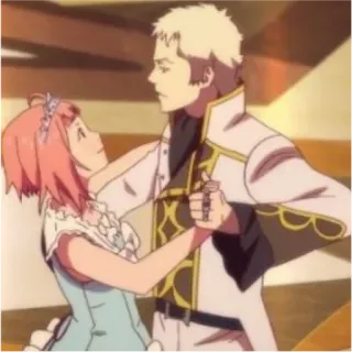 👯 Anime, Tanzen, Ballsaal, Paar, Romantik whatsapp sticker