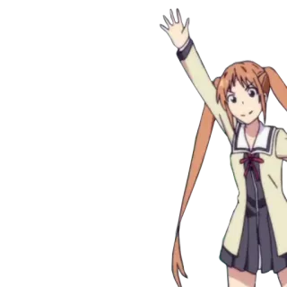 👩 Anime, Garota, Desenho animado, Personagem telegram sticker