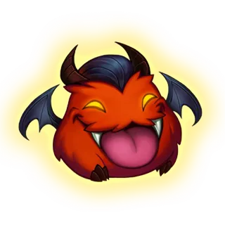 😈 devil, demon, cartoon, creature, monster, evil telegram sticker