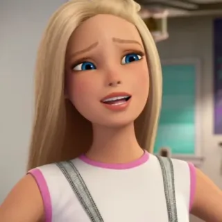 💗 Barbie Barbie, Dibujos animados, Muñeca, Animación, Rubia telegram sticker