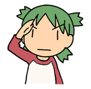 ✋ 애니메이션, 만화, 소녀, 경례, 캐릭터, 만화 telegram sticker
