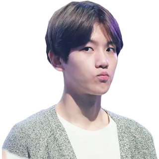 😠 kpop, baekhyun, chanteur, exo, asiatique telegram sticker