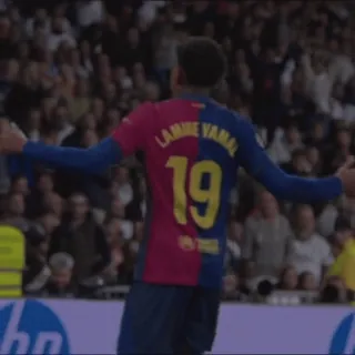 🔵 Lamine Yamal FC Barcelona LAMINE YAMAL 19 whatsapp sticker