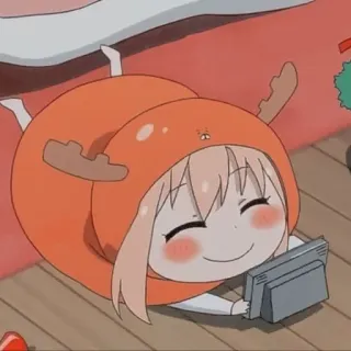 🥤 Umaru Doma Himouto! Umaru-chan Anime, Umaru, Himouto, Kawaii, Chibi telegram sticker