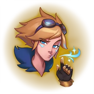 😌 Ezreal League of Legends 비디오 게임, 이즈리얼, 마법사, 챔피언 telegram sticker