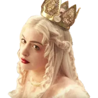 🌟 koningin, kroon, vrouw, portret, royalty, prinses telegram sticker