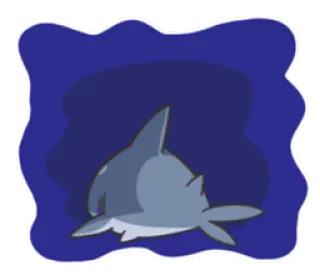 😓 tubarão, animal, mar, oceano, peixe telegram sticker