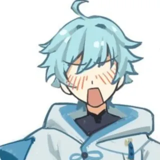 🥰 Chongyun Genshin Impact chibi, anime, game, genshin impact, chongyun, cute, fanart telegram sticker