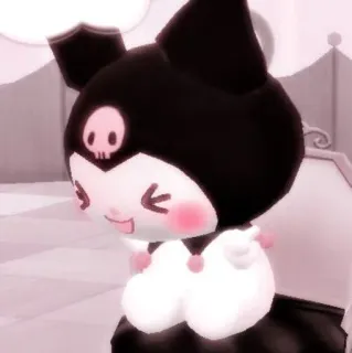 🦕 Kuromi Kuromi, Sanrio, Personagem, Anime whatsapp sticker