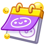 Desk Calendar @ADstickers telegram emojis 💎