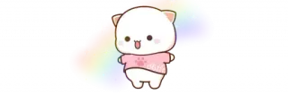 💞 น่ารัก, คาวาอิ, รุ้ง, แมว, ประกาย, การ์ตูน telegram sticker