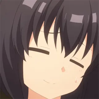 😓 Anime, Chica, Dibujos animados, Feliz, Sonriendo telegram sticker