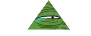 😂 Pepe the Frog Meme, Pepe, Internetcultuur, Verdrietige Kikker whatsapp sticker