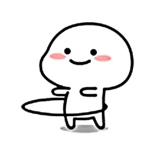 😄 可爱, 卡通, 简约, 简单, 角色 telegram sticker