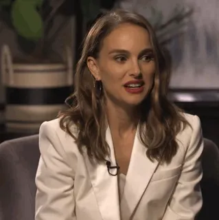 🍄 Natalie Portman atriz, celebridade, mulher, retrato telegram sticker