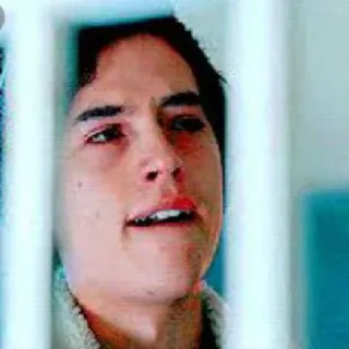 🗝 Jughead Jones Riverdale Подростки, Драма, Сериал, Грустно, Плач, Тюрьма, Зона telegram sticker
