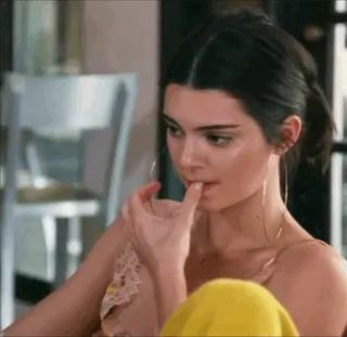 🍋 Kendall Jenner donna, persona, celebrità, modella telegram sticker