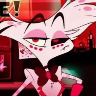 💝 Angel Dust Hazbin Hotel Cartone animato, Demone, arrogante, Hazbin Hotel, Angel Dust telegram sticker