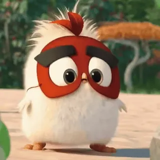 🎈 pássaro, desenho animado, animal, fofo whatsapp sticker