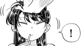 😣 Komi Shouko Komi Can't Communicate ! Anime, Mangá, Komi não consegue se comunicar, Komi Shouko, Cafuné whatsapp sticker