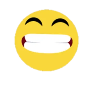 😀 อีโมจิ, หน้ายิ้ม, มีความสุข, การ์ตูน, ไอคอน telegram sticker