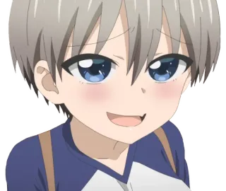 😏 Uzaki Hana Uzaki-chan Wants to Hang Out! Аниме, Милый, Девушка, Удзаки, Хана, Манга, Чиби telegram sticker