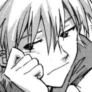 😴 Kaworu Nagisa Neon Genesis Evangelion kaworu, anime, manga, evangelion telegram sticker