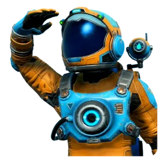 🧐 astronaut, space suit, space, science fiction, explorer telegram sticker