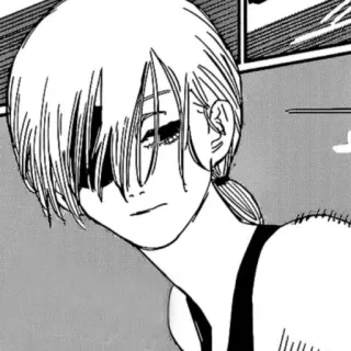 😏 Quanxi Chainsaw Man Quanxi, Chainsaw Man, manga, anime telegram sticker