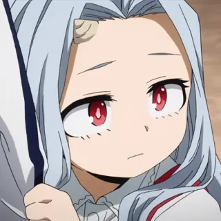 🐚 Eri My Hero Academia animé, My Hero Academia, Eri, mignon, triste telegram sticker